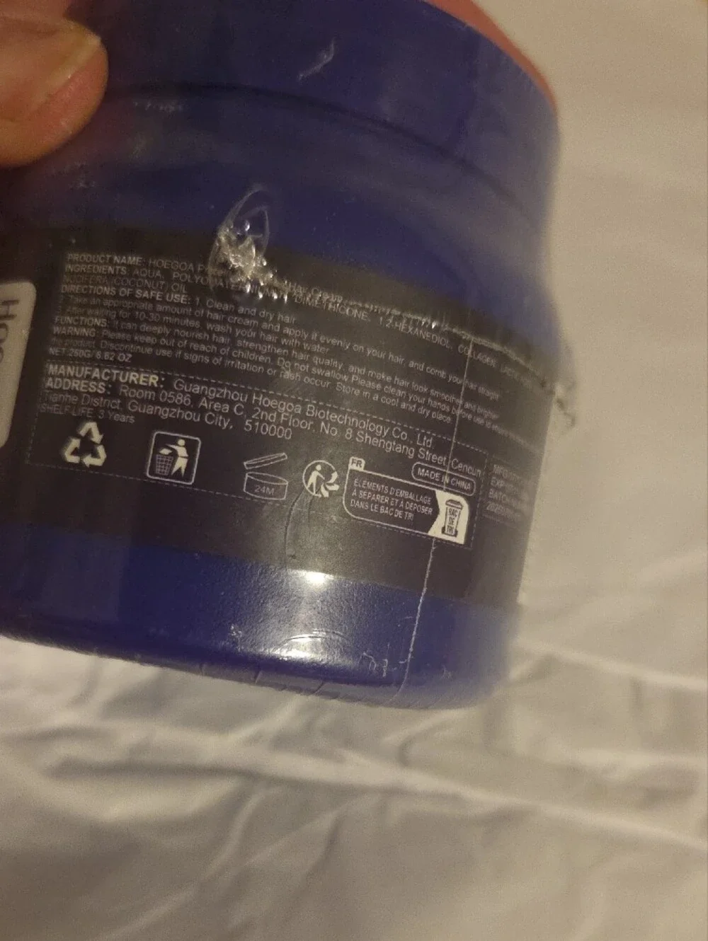 Protein Correction Hair Cream 8.82 Oz Sealed New